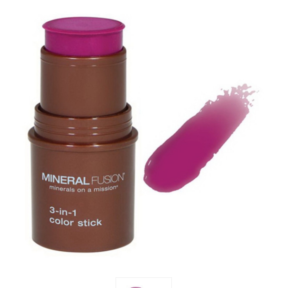 LAST ONE Mineral Fusion 3 in 1 color stick ( berry glow )